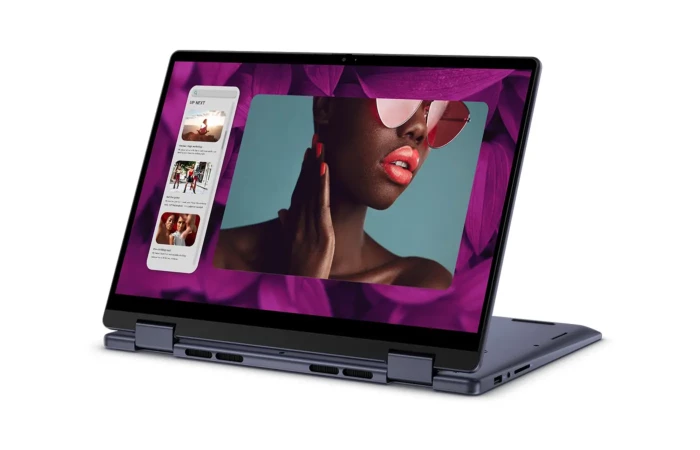 Dell Inspiron 14 7445 2-in-1 Laptop with AMD Ryzen 5 8640HS Processor ( 16GB RAM , 512GB SSD Storage , 14" FHD+ (1920 x 1200) Touch IPS Display , AMD Radeon Graphics , Windows 11 , Fingerprint Reader ,1 Year Warranty) - Image 4
